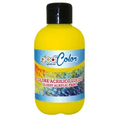Tempera Acrilica Giodicolor 250 ml - Giallo