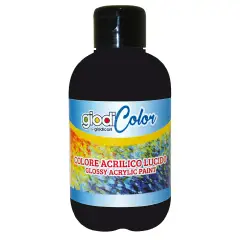 Giodicolor Acrylic Tempera - 500 ml - Black