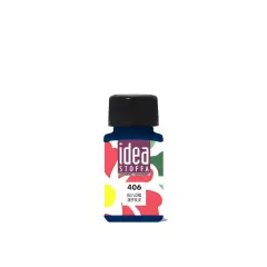 Colori per Stoffa Maimeri Idea Blu Scuro Trasparente – Flacone 60 ml