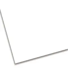 Smooth Premium Colored Paperboard - FSC, White Color, 70x100 cm