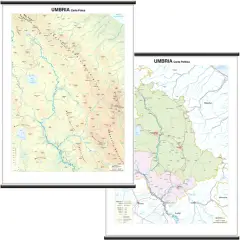 Carta Geografica Umbria – Plastificata e Resistente