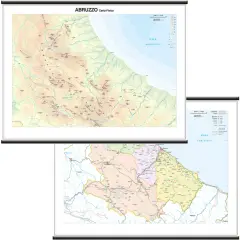 Abruzzo Regional Geographic Map