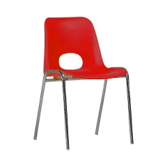 SEDIA IMPILABILE KASTILENE H 46 CM - ROSSO