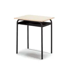 Single-seat bench 900 Undermount Sheet Metal H 64 cm For School Environments.  - CAM Compliant.