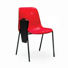 Kastilene Armchair With Shelf Size 6 Red, For School Environments - CAM Compliant