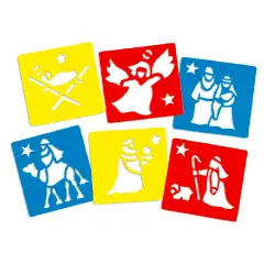 Stencil Nativity Silhouettes
