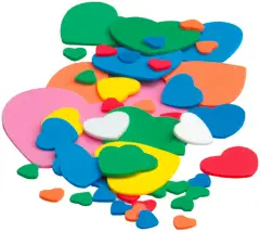 Set da 180 Cuori in EVA – Creatività e Divertimento