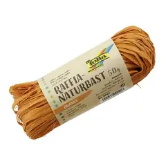 Raffia Vegetale Arancio – Matassina 50 gr