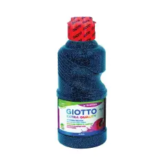 Tempera Glitter Giotto - Blu Scuro - Flacone 250 ml