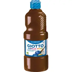 Giotto Acrylic Tempera 500 ml Brown