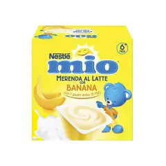 Nestlé Mio Merenda Latte e Banana 4x100g – Merenda Nutriente per Bambini