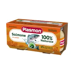 Homogenized Fish 2x80 gr. Salmon with Vegetables