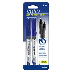 Tratto Cd Mark Ohp Blue Markers 2 Pieces