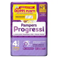 Pampers Progressi Diapers - Size 4 - 7-18 Kg - 21 Pieces