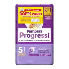 Pampers Progressi Diapers - Size 5 - 11-25 Kg - 18 Pieces