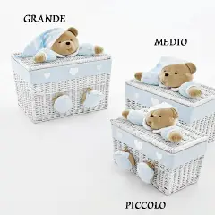 Light Blue Puccio Medium Trunk