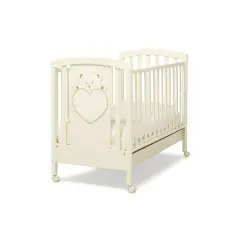 LULU' IVORY CRIB WITH DRAWER