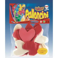 BALLOONS ENVELOPE 15 PCS HEART