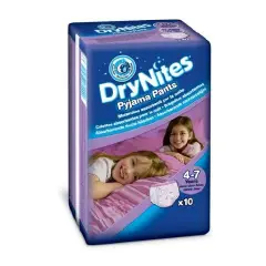 Drynites Panties 4-7a Girl 17-30 Kg 10 Pieces