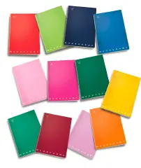 Quaderno Maxi Monocromo - 38 Fogli - 100g/m² - Rigatura Q (Quadretto 5mm con Margine)