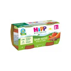 Hipp Omogeneizzato Sugo Ragù di Manzo 2 x 80 g – Baby Food Biologico