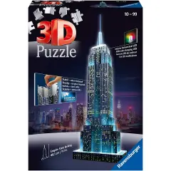 3D Puzzle Empire State Building Night Ed