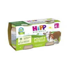 Hipp Organic Homogenized Meat gr. 80x2 Chicken and Veal