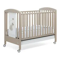 Dolcecuore Turtledove Cot, With Adjustable Sideboard