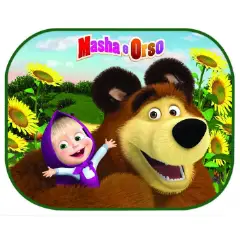 SUNSHADE CURTAIN MASHA AND BEAR PCS 2