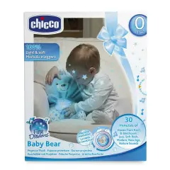 Chicco First Dream Baby Bear Blue Projector Puppet with Night Light