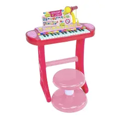 Bontempi Electronic Table Keyboard - 31 Keys with Microphone and Drum Pads