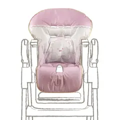 Pvc Baby King High Chair Cover Pink (Replacement)