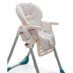 BEIGE SOLID COLOR PVC HIGH CHAIR COVER (REPLACEMENT)