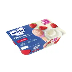 Mellinino Fragola 55g x6 – Snack Naturale e Nutriente per Bambini
