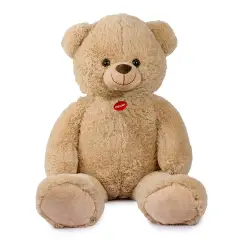 Orso Morbido Peluche Beige  - Altezza 100 cm.