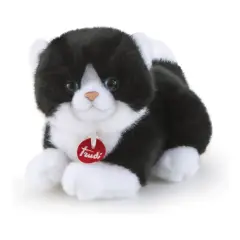 Plush Trudy Cat White/Black XS 15 Cm