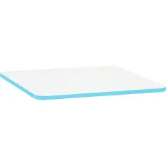 Rectangular Table Top 115x65 White with Heavenly Border