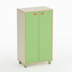 Mobile Nursery School Easy Line with Doors Height cm. 119 Green - CAM Compliant