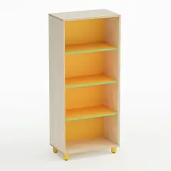 Easy Line Open Day Nursery School Cabinet Height cm. 155 Yellow - CAM Compliant