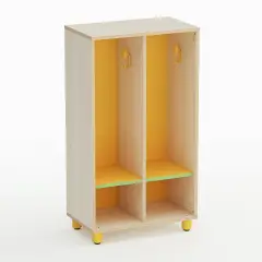 Childhood School Cabinet Easy Line Yellow Day Dressing Room - CAM Compliant