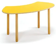 Yellow Wave Preschool Chair