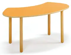 Childhood School Chair Wave Orange