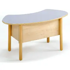 Wave Kindergarten Chair with Straight Bulkhead Wisteria