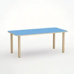 TAVOLO FORMA RETTANGOLARE H 46 CM - MISURA 1 - BLU ORIZZONTE