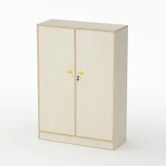 Mobile Nursery School Shape with Doors Height 150 cm. Maple - CAM Compliant