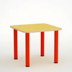 Kindergarten Table Top Square Size 2 Yellow