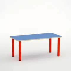 Kindergarten Table Top Rectangular Size 2 Blue Horizon