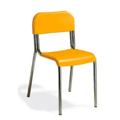 Sedia per Bambini Scuola Infanzia Sara Misura 2 Arancio- Conforme CAM