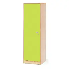 Childhood School Cabinet Shape Column with Left Door Green