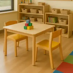 Children's Chair Nursery and Kindergarten Susy Seat cm. 31 Yellow Compliant CAM